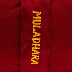 1° Chakra Cuscino Yoga per Meditazione Cotone Ricamato - (33 x 13cm - ± 2400gr.) - Tondo 2
