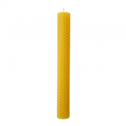 Candela Cera D'Api 100% Naturale - (20 x 2cm - ± 4 ore)