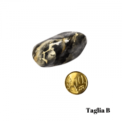 Diaspro Foglia d'Argento Pietra Burattata Big (± 30/50mm - ± 30/60gr.)