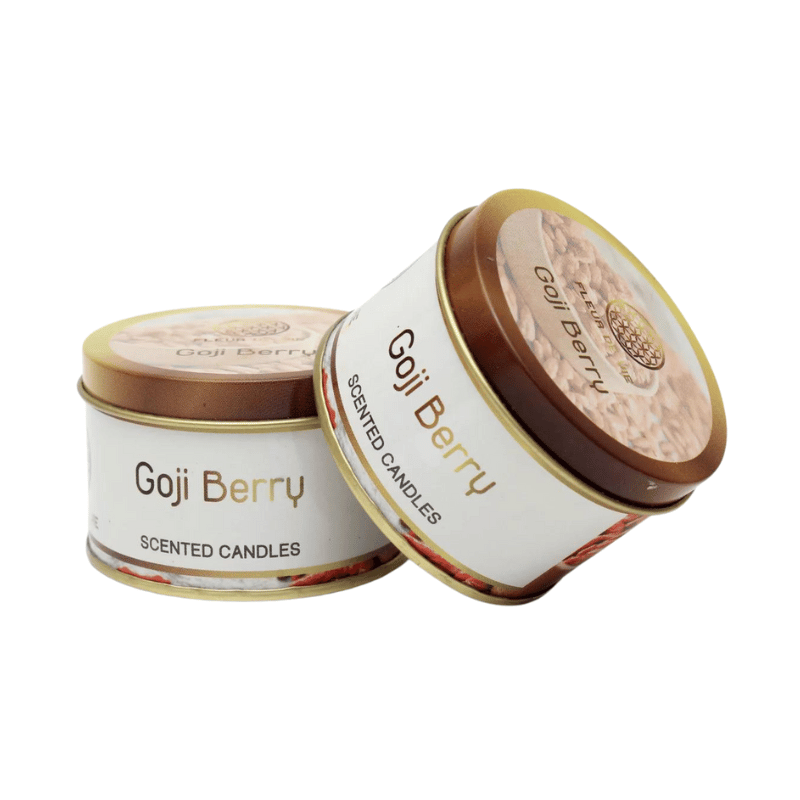 Bacche di Goji Set 2 Candele profumate Fleur De Vie - (± 2 ore - 120gr.)