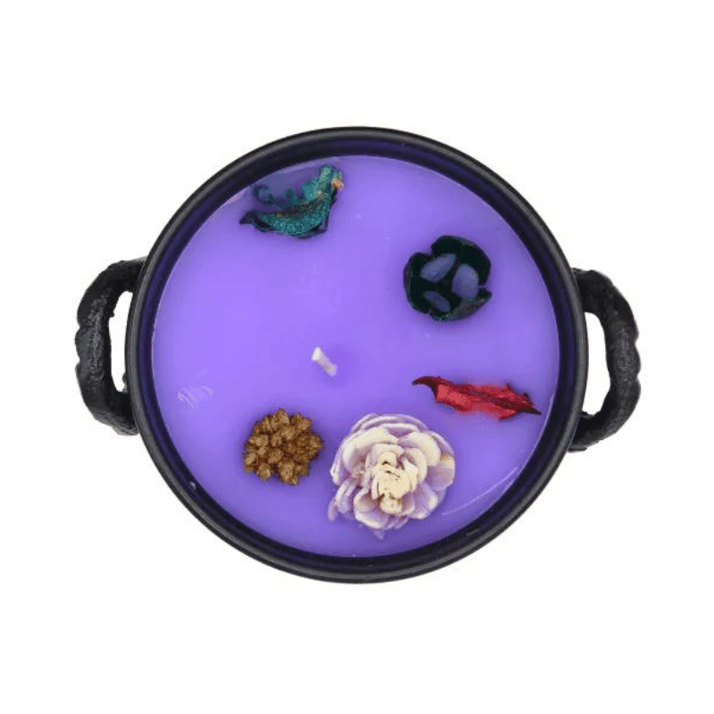 Lavanda, Candela Calderone profumata cera di soia (± 490gr. - ± 30 / 32 ore) - 7 Chakra