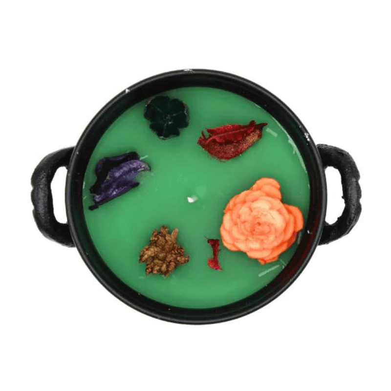 Ambra e Patchouli Candela Calderone profumata cera di soia (± 490gr. - ± 30 / 32 ore) - Mano di Fatima