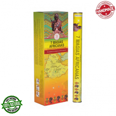7 Magie Africane 20 Bastoncini Incenso Goloka 7 Magias Africans