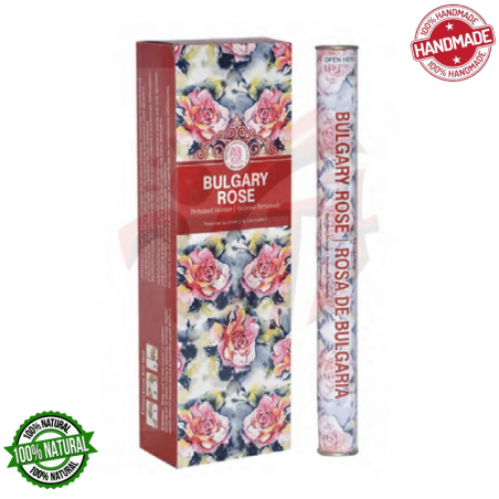 Rosa della Bulgaria 20 Bastoncini Incenso Goloka Bulgary Rose