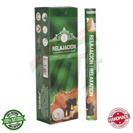 Rilassamento 20 Bastoncini Incenso Goloka Relaxation Masala