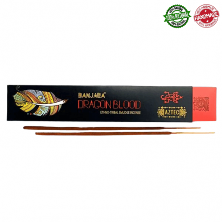 Aztec Sangue di Drago Bastoncini incenso Banjara Aztec Dragon Blood Ethno Tribal Smudge