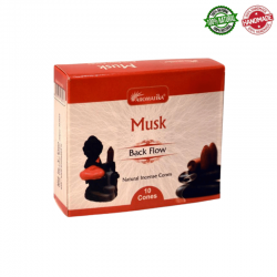 Muschio 10 Coni Incenso a riflusso Aromatika Musk Backflow