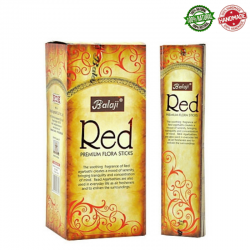 Rosso 12 Bastoni Flora incenso Herbal Balaji Red Masala