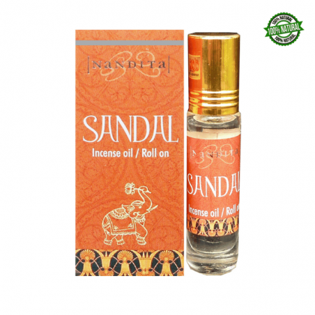 Sandalo Roll-On Olio Essenziale Nandita Sandal - 8ml