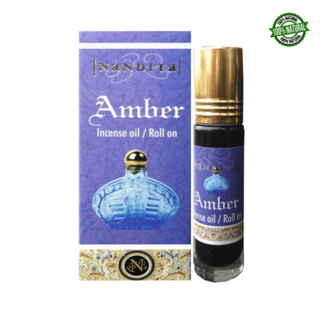 Ambra Roll-On Olio Essenziale Nandita Amber - 8ml