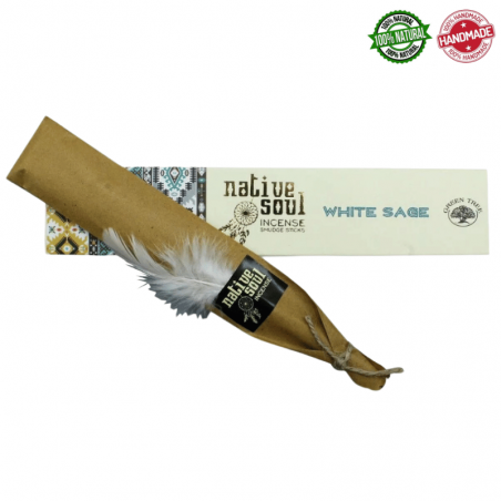 Bastoncini di Incenso Native Soul White Sage - Salvia Bianca di Green