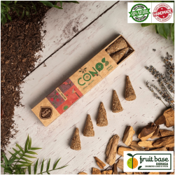 Patchouli e Palo Santo - 8 Super Coni Smudge 100% Erbe Naturali - Sagrada Madre