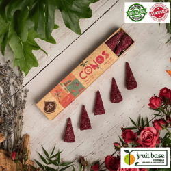 Petali di Rosa - 8 Super Coni Smudge 100% Erbe Naturali - Sagrada Madre