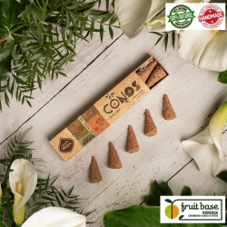 Yagra e Sandalo - 8 Super Coni Smudge 100% Erbe Naturali - Sagrada Madre