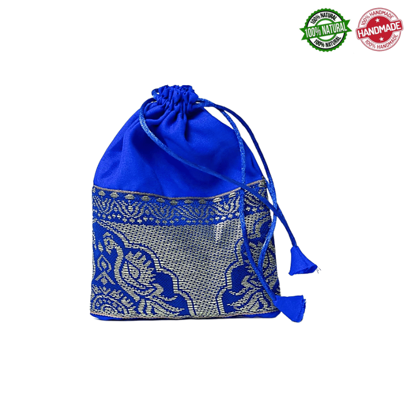 Mala Tibetano 108 semi Tulsi e perle di Angelite e Amazzonite da 8mm - Qualità AA