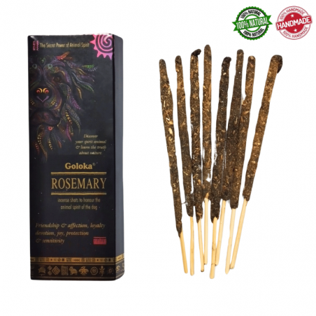 Rosmarino Incenso Smudge Organico Goloka Rosemary Animal Spirit Dog