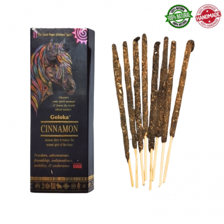 Cannella Incenso Smudge Organico Goloka Cinnamon Animal Spirit Horse