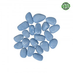Angelite Sacchetto Pietre Burattate (3 Pietre - 50gr.) - Qualità A