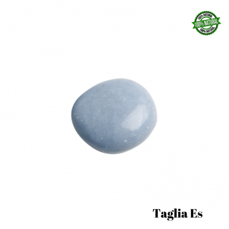 Angelite Pietra Burattata Extra small (± 10/18mm - ± 4/8gr.) - Qualità A