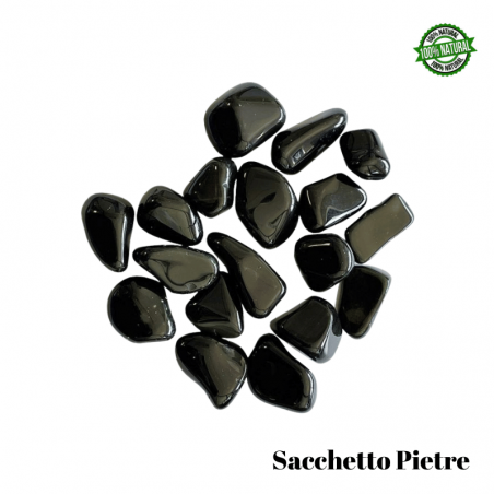 Ossidiana Arcobaleno Sacchetto Pietre Burattate (3 Pietre - 50gr.) - Qualità A