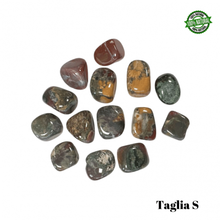 Agata Indiana Pietra Burattata Small (± 20/30mm - ± 10/18gr.) - Qualità A