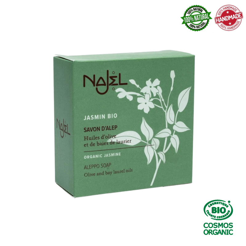 Gelsomino Organico Saponetta di Aleppo Najel - 100gr.