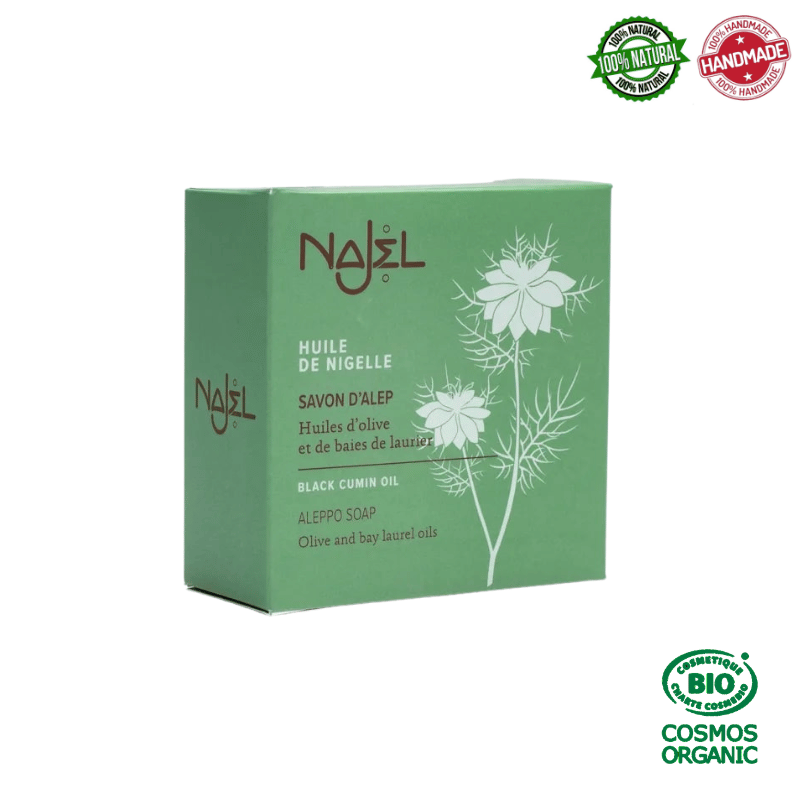 Saponetta di Aleppo con olio di Nigella Najel - 100gr.