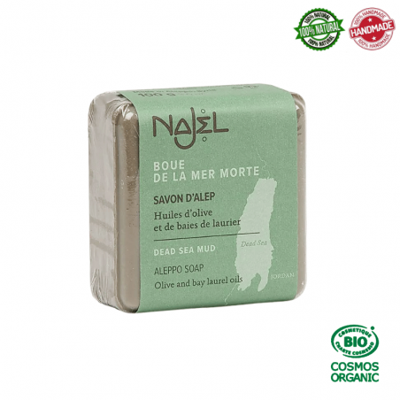 Sapone di Aleppo ai fanghi del Mar Morto Najel - 100gr.