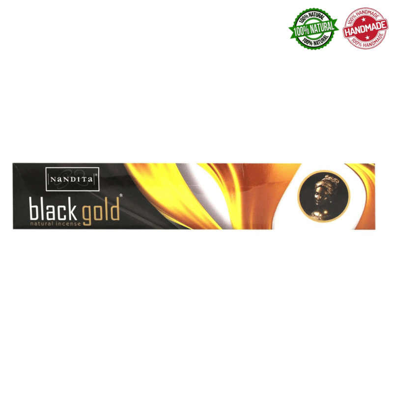 Oro Nero Bastoncini incenso Nandita Black Gold Premium Masala