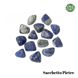 Lapislazzuli Sacchetto Pietre Burattate (2/3 Pietre - 50gr.) - Qualità AB