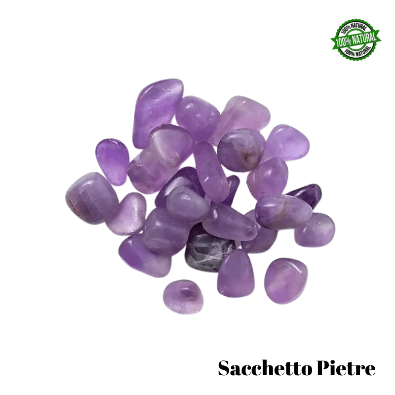 Ametista Sacchetto Pietre Burattate (4/6 Pietre - 50gr.) - Qualità AB