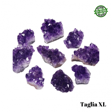 Ametista Drusa XL - (± 8/11cm - ± 201/240gr.) - Qualità A