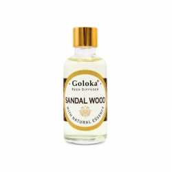 Legno di Sandalo Diffusore a bastoncini per Ambiente con essenza Naturale Goloka Sandalwood - 50ml 2