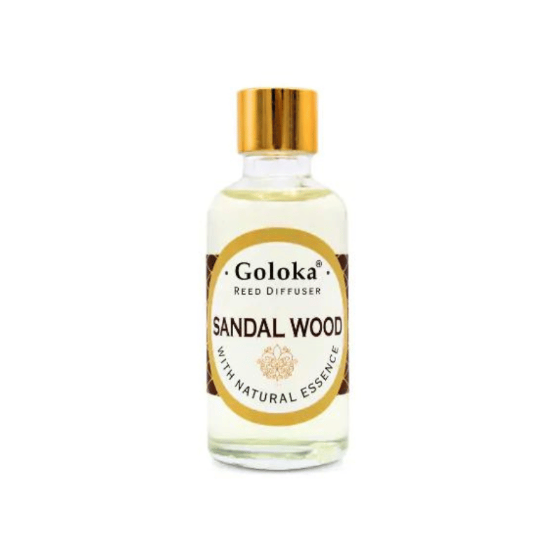 Legno di Sandalo Diffusore a bastoncini per Ambiente con essenza Naturale Goloka Sandalwood - 50ml