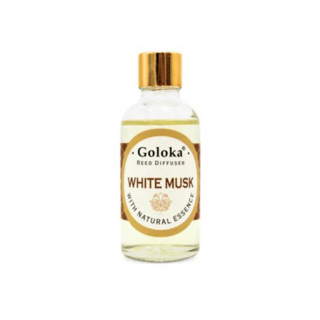 Muschio Bianco Diffusore a bastoncini per Ambiente con essenza Naturale Goloka White Musk - 50ml