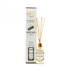 Salvia Bianca Diffusore a bastoncini per Ambiente con essenza Naturale Goloka Salvia Bianca - 50ml