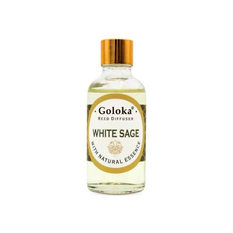 Salvia Bianca Diffusore a bastoncini per Ambiente con essenza Naturale Goloka Salvia Bianca - 50ml