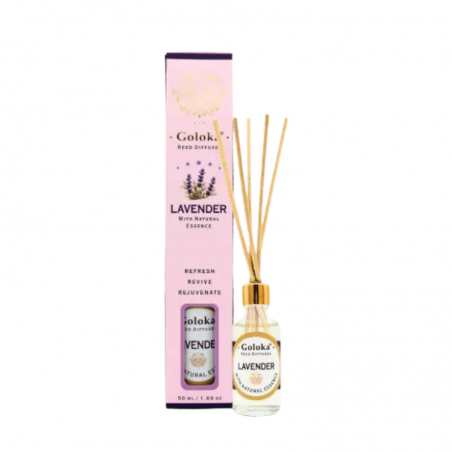 Lavanda Diffusore a bastoncini per Ambiente con essenza Naturale Goloka Lavender - 50ml
