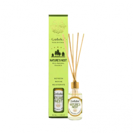 Nido della Natura Diffusore a bastoncini per Ambiente con essenza Naturale Goloka Nature's Nest - 50ml