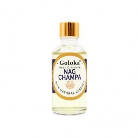 Nag Champa Diffusore a bastoncini per Ambiente con essenza Naturale Goloka Nagchampa - 50ml