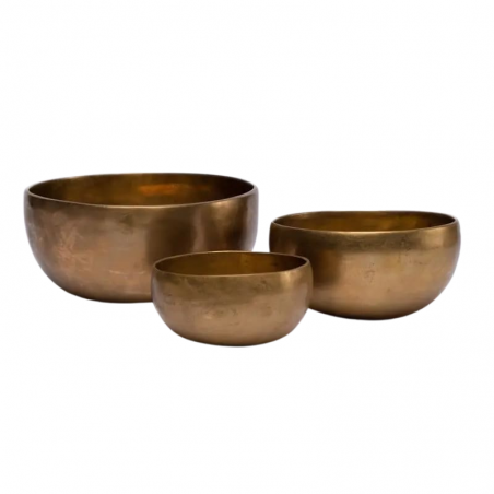 Campana Tibetana Incisa con simbolo OHM (Ø 27cm - H 15cm - 270gr.)