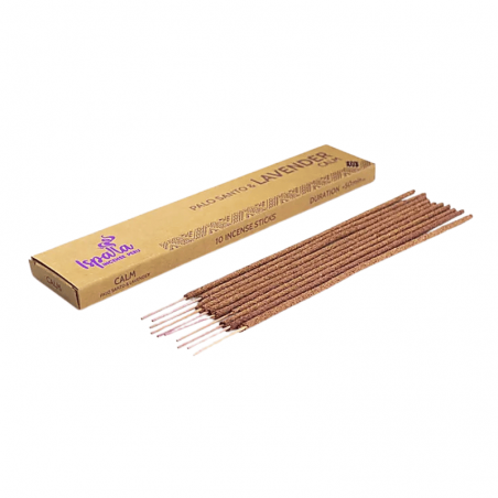 Palo Santo e Lavanda Bastoncini incenso Peruviano naturale Ispalla Palo Santo & Lavender