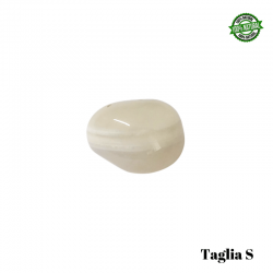 Agata Bianca Pietra Burattata Small (± 20/30mm - ± 10/18gr.) - Qualità A