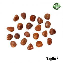 Agata Fuoco Pietra Burattata Small (± 20/30mm - ± 10/18gr.) - Qualità AB