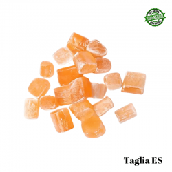 Selenite Arancione Satin Spar Pietra Burattata Extra Small (± 10/19mm - ± 4/8gr.)