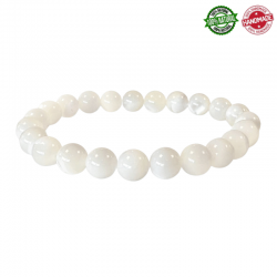 Braccialetto Madreperla perline Naturali da 6mm - Qualità A