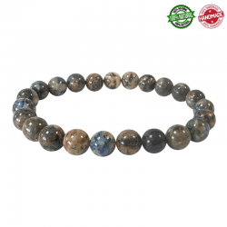 Bracciale Crisocolla perle in pietra naturale da 8mm - Qualità AB
