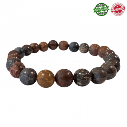 Bracciale Pietersite perle pietra naturale da 8mm - Qualità A