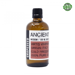 Olio base di Vinaccioli pressato a freddo per uso esterno - 100ml