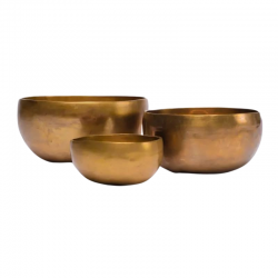 De-Wa Campana Tibetana Dorata Ø 10cm per meditazione